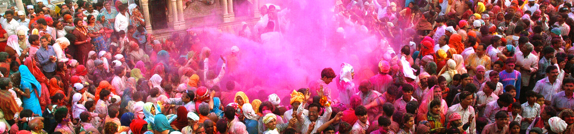 Festival Of Holi In Mathura