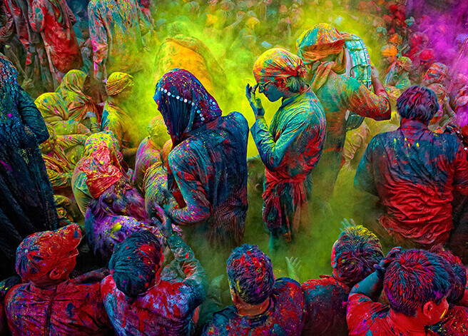 Holi Festival In Mathura